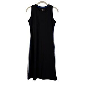 MPG Sport Black Sleeveless Stretch Tank Dress Size Small Athleisure Tenniscore